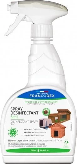 Spray Désinfectant 5 En 1 750ML - Francodex