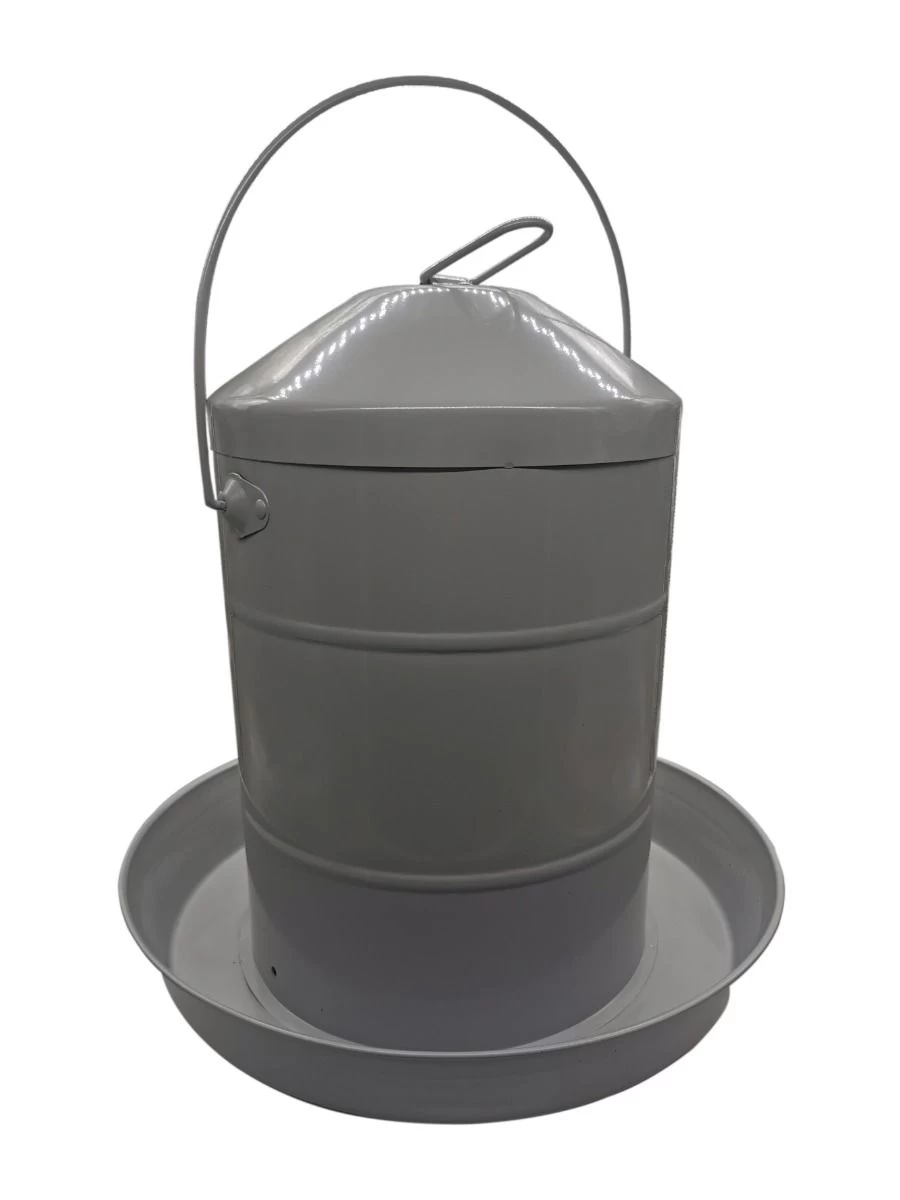 Abreuvoir Poule Galvanisé Gris Avec Anse 12L - Gaun 3 Abreuvoir Poule Galvanisé Gris Avec Anse 12L - Gaun