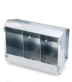 Mangeoire Galvanisé 4Kg Avec Couvercle