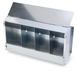 Mangeoire Galvanisé 5Kg Avec Couvercle