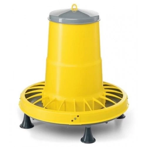 Mangeoire Trémie Avec Couvercle Et Pieds 15,5Kg 3 Mangeoire Trémie Avec Couvercle Et Pieds 15,5Kg