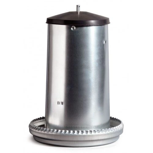 Mangeoire Galva Silo 15Kg + Couvercle 3 Mangeoire Galva Silo 15Kg + Couvercle