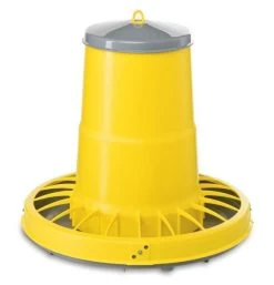 Mangeoire Trémie Avec Couvercle 15,5Kg -Fournitures De Volaille 2010 mangeoire compacte en plastique capacit 22 litres