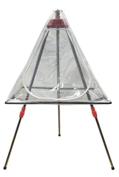 Trépied Universel Abreuvoir Et Mangeoire Poule Avec Bâche De Protection - Novital