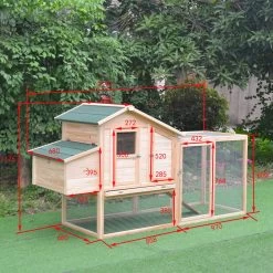 Poulailler Java Toit Shingle 4 à 6 Poules -Fournitures De Volaille 3031 dimension