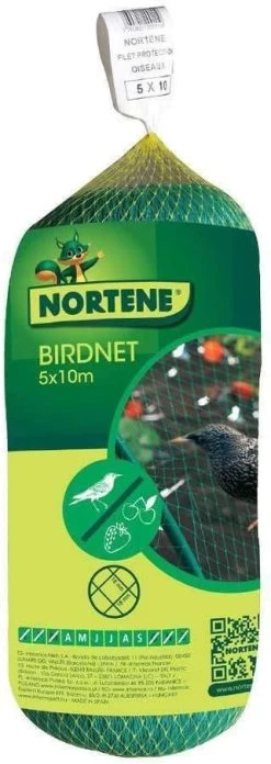 Filet De Protection Oiseaux Pour Poule Vert Birdnet 5x10m - Nortene