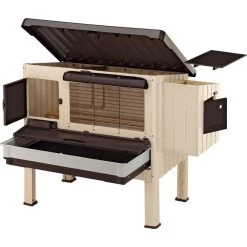 Poulailler Plastique Happy Farm 120 Jusqu’à 4 Poules - Ferplast -Fournitures De Volaille 57320000 3