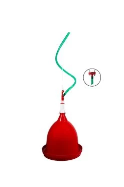 Abreuvoir Automatique Suspendu Avec Tuyau 2M Et Collier De Piquage Pour Poules - River Systems