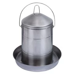 Abreuvoir Poule En Acier Inoxydable 12L - Gaun