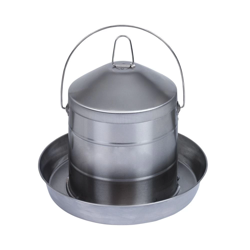 Abreuvoir Poule En Acier Inoxydable 8L - Gaun