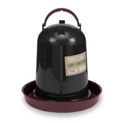 Kit Abreuvoir 10L Et Mangeoire 12Kg Poule En Plastique Recyclé Gamme Eco -Fournitures De Volaille abreuvoir plastique recycle 10l