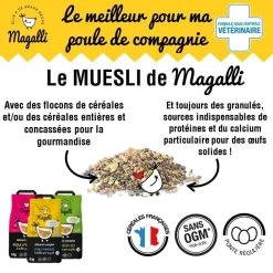 Mélange Poule Pondeuse Muesli Bleu-blanc-cœur 4kg - Magalli 10 Mélange Poule Pondeuse Muesli Bleu-blanc-cœur 4kg - Magalli -Fournitures De Volaille aliment complet pondeuse magalli 2 2
