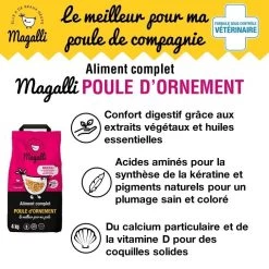 Mélange Poule D’ornement Muesli 8kg - Magalli 8 Mélange Poule D’ornement Muesli 8kg - Magalli -Fournitures De Volaille aliment complet poule d ornement 5 1
