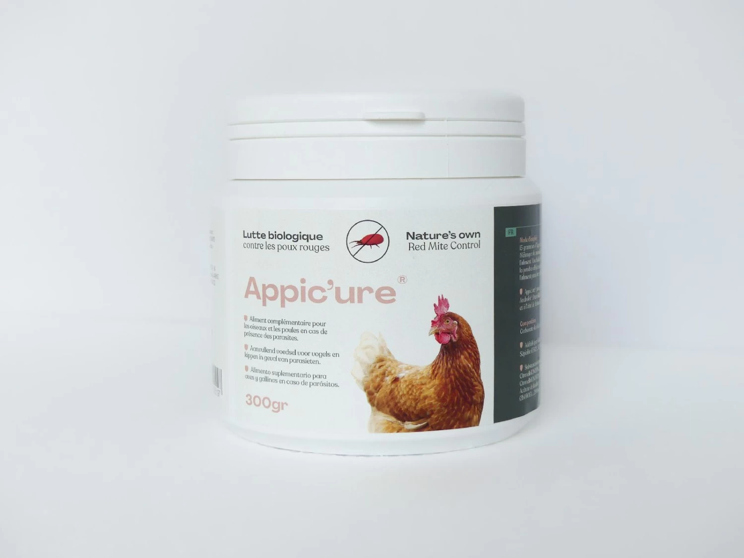Antiparasite En Poudre Poule Et Oiseaux Appic’ure 300g - Appi 4 Antiparasite En Poudre Poule Et Oiseaux Appic’ure 300g - Appi – Image 2