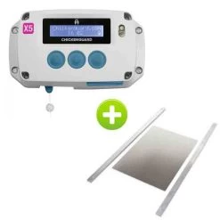 Portier électronique Poule ChickenGuard Extreme Et Trappe En Aluminium Taille Medium