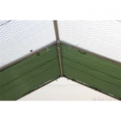 Bâche Deluxe 3,15 X 1,9m Pour Parc Grillagé 4x3m Et 6x3m -Fournitures De Volaille bache pour parc grillage poulailler deluxe installee ok 2 1