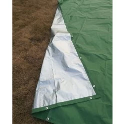 Bâche 3,22x1,44m Pour Grand Parc Grillagé Enclos Poulailler Avec Tubes Renforcés 3x3x2,25m -Fournitures De Volaille bache pour parc grillage poulailler depliee retournee 2