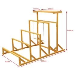 Aire De Jeux En Bois Pour Poule Avec Balançoire -Fournitures De Volaille balancoire poule bois dimensions