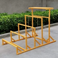 Aire De Jeux En Bois Pour Poule Avec Balançoire -Fournitures De Volaille balancoire poule bois montee