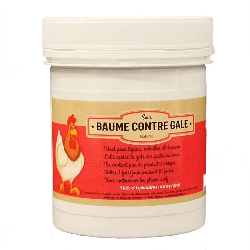 Baume Contre La Gale Des Pattes Pour Poules Et Volailles 250g - Prefor 3 Baume Contre La Gale Des Pattes Pour Poules Et Volailles 250g - Prefor