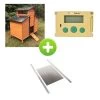 Kit Poulailler Farmer L 4 à 6 Poules Bois FSC Avec Portier Zen Farm Autonome Et Trappe Taille Medium -Fournitures De Volaille bundle farmer l
