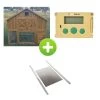 Kit Poulailler Serama 10 à 12 Poules Avec Portier Zen Farm Autonome Et Trappe Taille Medium -Fournitures De Volaille bundle serama