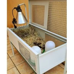 Cage éleveuse Poussins Rectangulaire 5 Cage éleveuse Poussins Rectangulaire -Fournitures De Volaille cage eleveuse poussin rectangulaire avec poussins