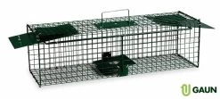 Cage Piège Double Entrée En Métal Peint - Gaun 5 Cage Piège Double Entrée En Métal Peint - Gaun -Fournitures De Volaille cage piege peinte 2 portes