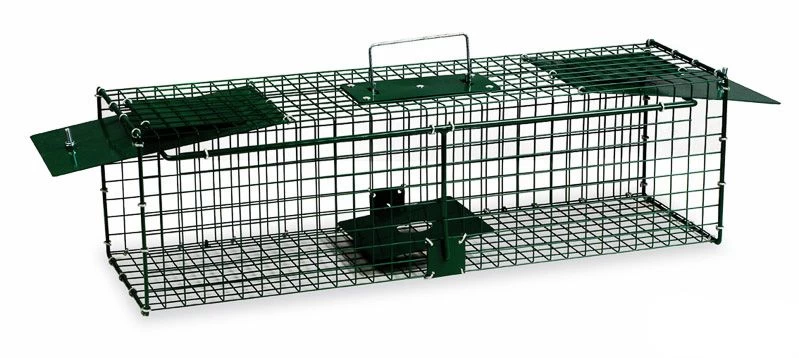 Cage Piège Double Entrée En Métal Peint - Gaun 3 Cage Piège Double Entrée En Métal Peint - Gaun