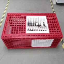 Cage Transport Grandes Volailles 96x57x42cm 3 Portes Rouge Et Blanche 10 Cage Transport Grandes Volailles 96x57x42cm 3 Portes Rouge Et Blanche -Fournitures De Volaille cage transport grandes volailles 96x57x42 aytav cote fermee