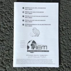 Couveuse Automatique Digitale Poule Smart Digital 24 œufs Jaune - FIEM 23 Couveuse Automatique Digitale Poule Smart Digital 24 œufs Jaune - FIEM -Fournitures De Volaille couveuse automatique smart digital 24 oeufs fiem manuel