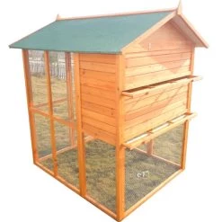 Pigeonnier En Bois 12 Pigeons Huppé Toit Shingle Vert -Fournitures De Volaille dfb013 3