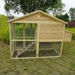 Poulailler Jersey Toit Shingle Avec Parc 4 à 6 Poules -Fournitures De Volaille dsc03880