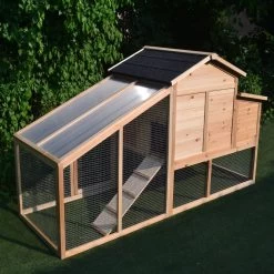 Poulailler Soie Toit Shingle Et Polycarbonate Jusqu’à 6 Poules -Fournitures De Volaille dsc 0511