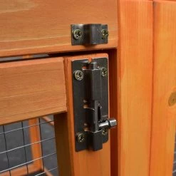 Enclos Grillagé Pour Volailles Bois 200x120cm -Fournitures De Volaille enclos grillage bois 200x120 verrou