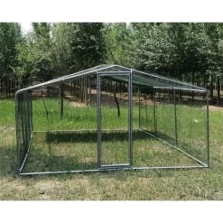 Enclos Poulailler 18m² Tubes 38mm H2,25m - Parc Grillagé Renforcé 6x3m - Acier Galvanisé 20 Enclos Poulailler 18m² Tubes 38mm H2,25m - Parc Grillagé Renforcé 6x3m - Acier Galvanisé -Fournitures De Volaille enclos poulailler avec tubes renforces 3x6x2 25m face