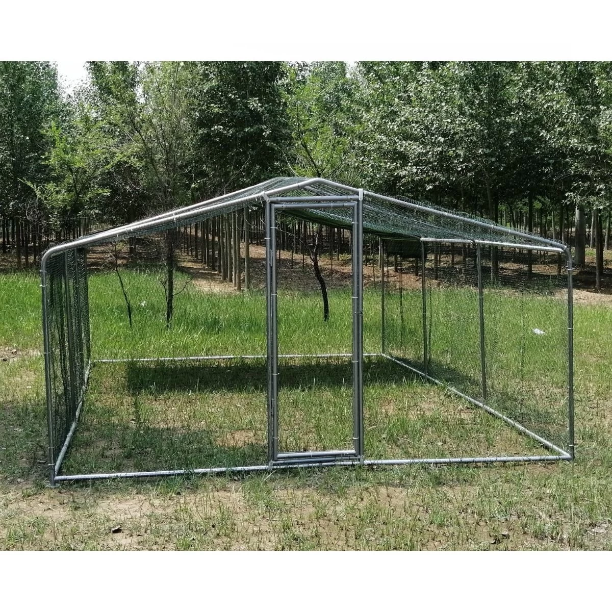 Enclos Poulailler 18m² Tubes 38mm H2,25m - Parc Grillagé Renforcé 6x3m - Acier Galvanisé 6 Enclos Poulailler 18m² Tubes 38mm H2,25m - Parc Grillagé Renforcé 6x3m - Acier Galvanisé – Image 4