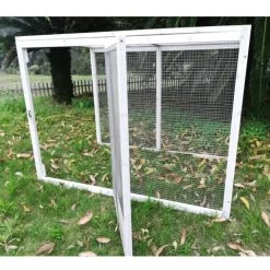 Extension Parc Grillagé Pour Poulailler Deluxe -Fournitures De Volaille extension parc grillage deluxe ouvert