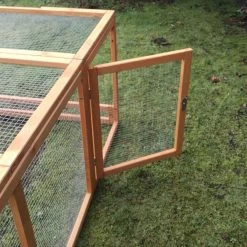 Extension Parc Grillagé Pour Poulailler Farmer L Bois FSC -Fournitures De Volaille extension poulailler farmer bois fsc profil porte ouverte