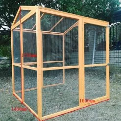 Parc Grillagé Pour Poulailler Vorwerk Et Gournay 12 Parc Grillagé Pour Poulailler Vorwerk Et Gournay -Fournitures De Volaille extension poulailler vorwerk et gournay vue profil mensurations