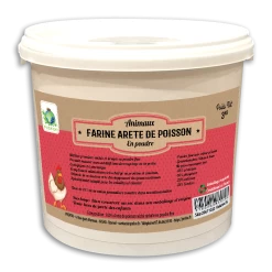 Farine D’arêtes De Poisson Poule Seau 3kg - Prefor