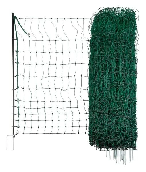 Filet Poule Double Pointe Vert 25m X 1,06m - Kerbl 4 Filet Poule Double Pointe Vert 25m X 1,06m - Kerbl – Image 2