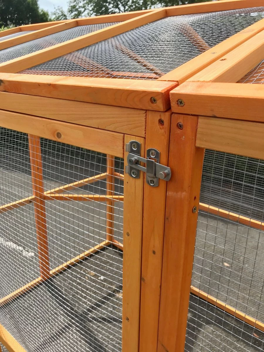 Enclos Grillagé Pour Volailles Bois 300x143cm 7 Enclos Grillagé Pour Volailles Bois 300x143cm – Image 5