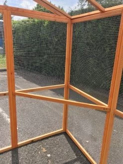 Enclos Grillagé Pour Volailles Bois 300x143cm 14 Enclos Grillagé Pour Volailles Bois 300x143cm -Fournitures De Volaille grand enclos grillage d exterieur en bois 300x143 cm vue 6