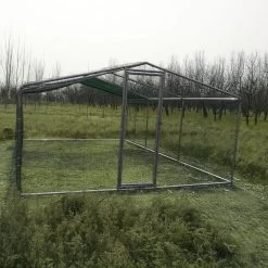 Enclos Poulailler 18m² Tubes 38mm H2,25m - Parc Grillagé Renforcé 6x3m - Acier Galvanisé 25 Enclos Poulailler 18m² Tubes 38mm H2,25m - Parc Grillagé Renforcé 6x3m - Acier Galvanisé -Fournitures De Volaille grand enclos poulailler parc grillage renforce tube 38mm 3x6x2 25m complet 1