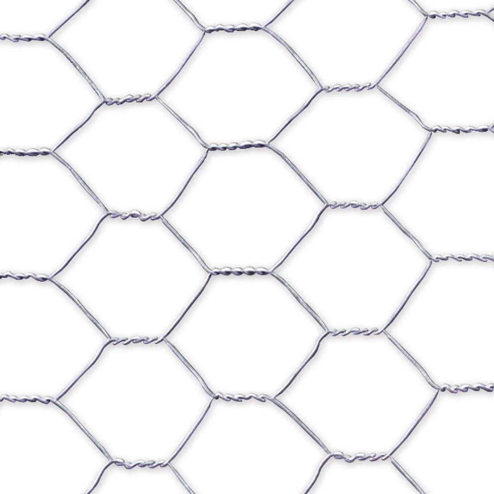 Grillage Poule En Acier Galvanisé Triple Torsion 25m X 1m Galvanex - Nortene