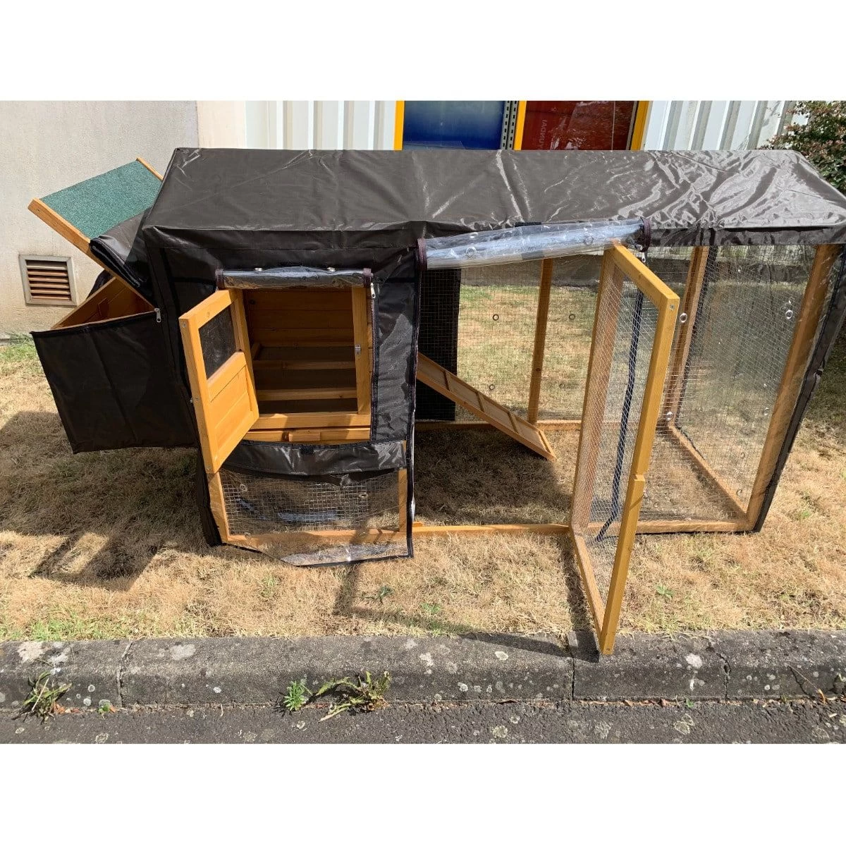 Bâche De Protection Pluie Et Vent Pour Poulailler Chabo 10 Bâche De Protection Pluie Et Vent Pour Poulailler Chabo – Image 8