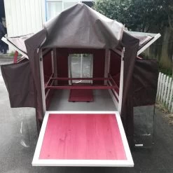 Bâche De Protection Pluie Et Vent Pour Poulailler Deluxe 11 Bâche De Protection Pluie Et Vent Pour Poulailler Deluxe -Fournitures De Volaille housse protectrice poulailler deluxe arriere ouvert