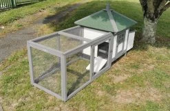 Liquidation - Poulailler Nankin Toit Shingle 2 à 4 Poules Bois FSC -Fournitures De Volaille image nankin de trois quart face r duit