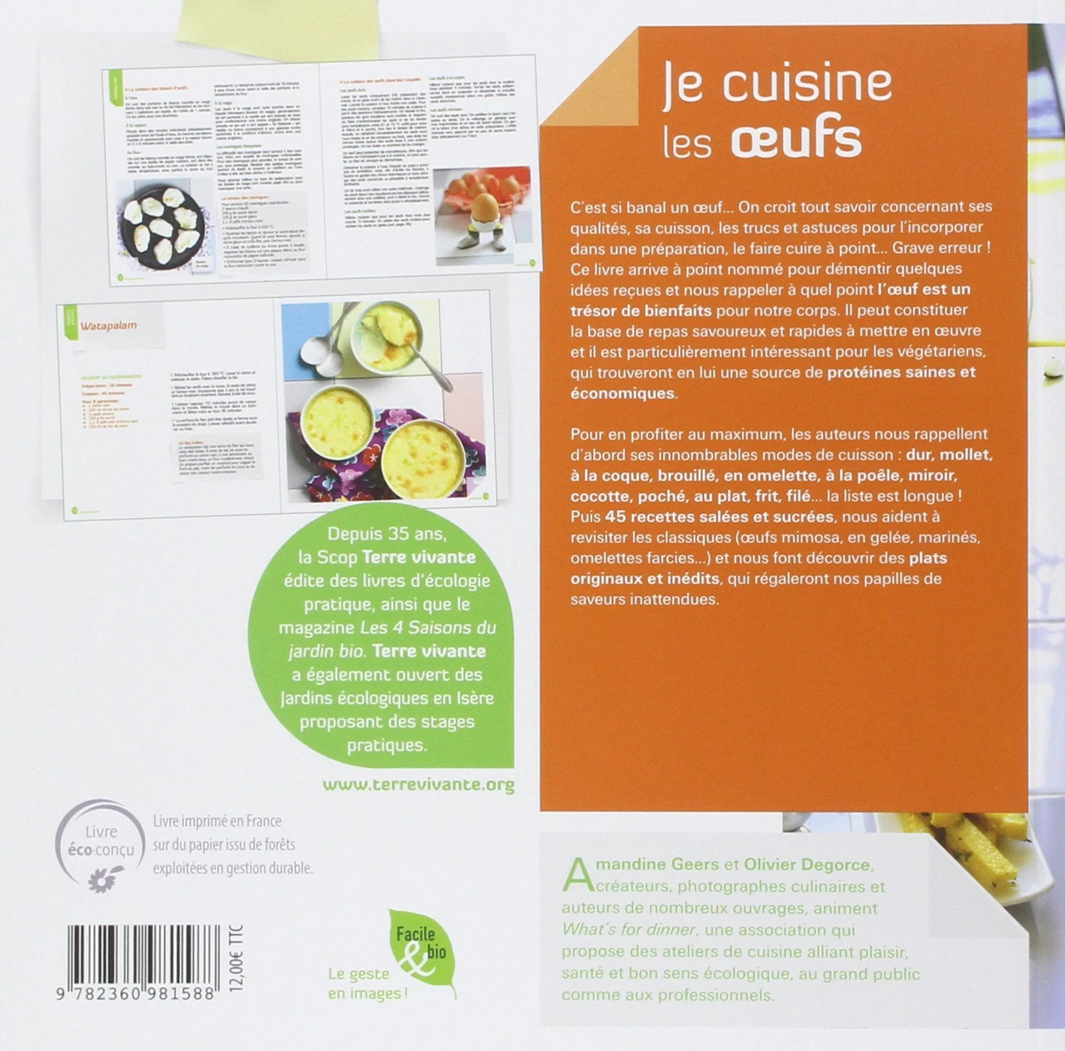 Livre : Je Cuisine Les Oeufs 4 Livre : Je Cuisine Les Oeufs – Image 2